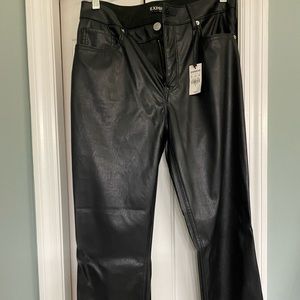 Express faux leather pants